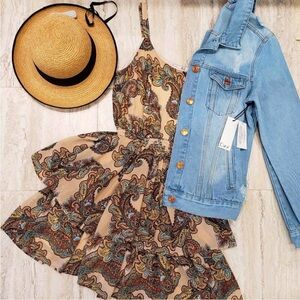 Paisley Tiered Dex Dress